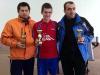 Тримата победители в състезанието за купата на кмета на Рударци